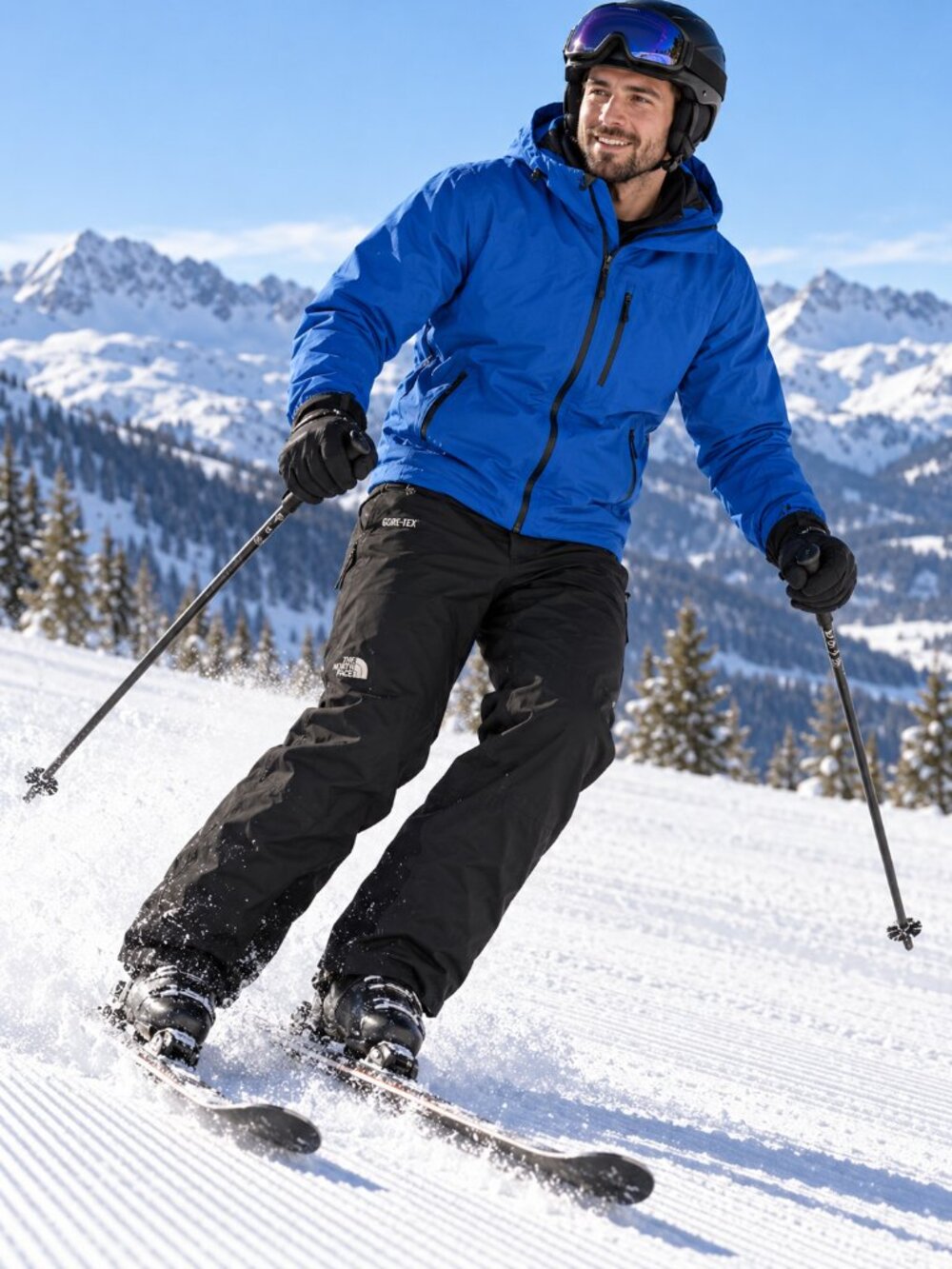 The North Face Gore-Tex Men’s XXL Black Waterproof Shell Snow Pants